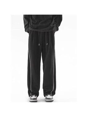 Men's Plus Size Relaxed Fit Side Stripe Pants